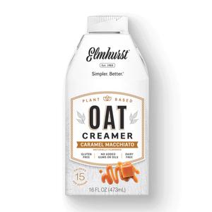 Elmhurst Caramel Macchiato Oat Creamer - 473ml Clearance New Arrival