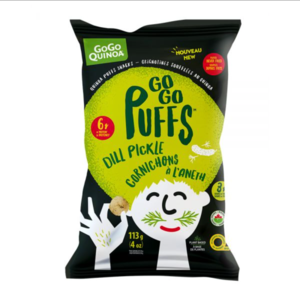 Gogo Quinoa Dill Pickle Puffs - 113g Sale 100% Original