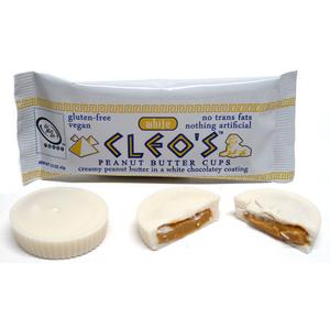 Go Max Go Cleo's White Chocolate Peanut Butter Cups Visit New Online