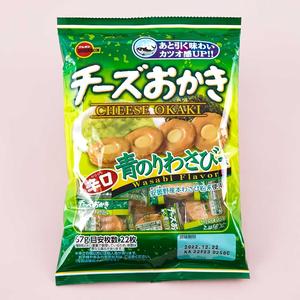 Bourbon Cheese Okaki Rice Crackers - Nori Wasabi For Sale For Sale