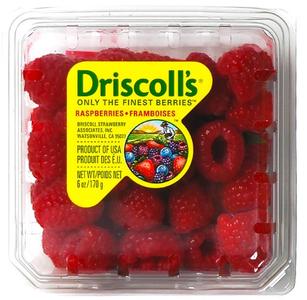 Driscoll's Raspberries 170g Outlet Visit