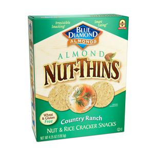 Blue Diamond Almond Nut Thins Country Ranch 4.25oz Shop For Sale