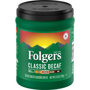 Folgers Classic Decaf Medium Coffee 11.3oz Cheap Manchester Great Sale