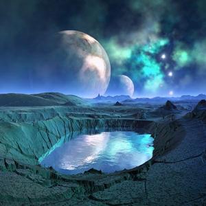 Sci Fi Planete jezero Fast Delivery For Sale