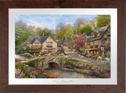 Summer in Cobblestone Village - Limited Edition Paper Online Online Cheap Online
