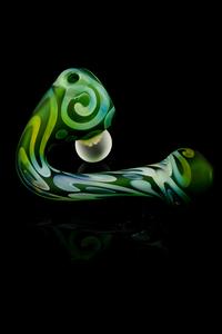 Frosted Saxophone Sherlock in Green by Willow Outlet Visit