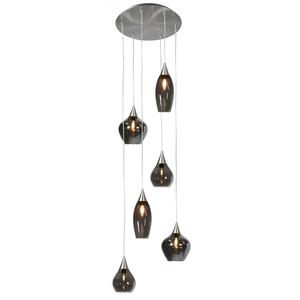 Zwarte/Zilver Hanglamp Modern design | Cambio| Rond | E14 fitting Clearance Official