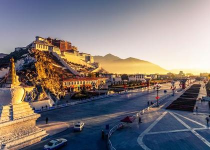 Tibet Potala Palace in Lhasa Free Shipping Geniue Stockist