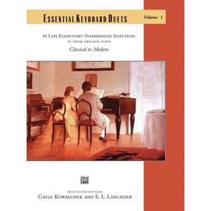 Alfred 16747 Essential Keyboard Duets Volume 1 Cheap Buy Authentic
