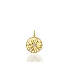 Rachel Reid 14k Diamond Daisy Charm Outlet Brand New Unisex