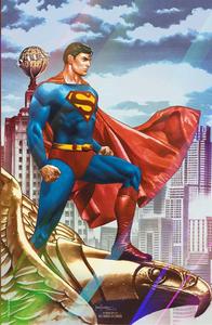 World's Finest #1 Mico Suayan Superman Virgin Foil Variant Shop For Sale