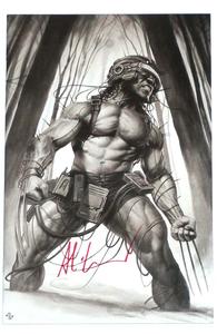 X Lives of Wolverine #1 Adi Granov Virgin Sketch Variant Signed Granov Clearance Low Pice Fee Shipping