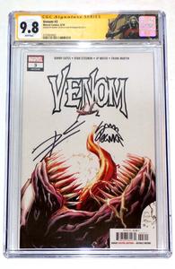 Venom #3 CGC 9.8 1st Knull Signed Cates & Stegman Genuine For Sale
