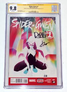 Spider-Gwen #1 CGC 9.8 Signed Buy Cheap Choice