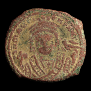 Byzantine Empire, Emperor Maurice Tiberius, Bronze Follis - 582 to 602 CE - Byzantine Empire Clearance Good Selling