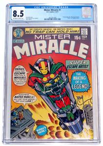 Mister Miracle #1 CGC 8.5 1st Mister Miracle Clearance Visit New