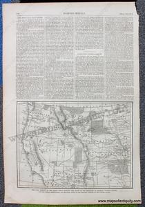 1876 - The Gold Regions of the Black Hills, Showing the scene of the Massacre of General Custer's Troops, and the Indian Reservations and Military Posts in the estern Portion of the United States - An Cheap Sale Release Dates
