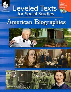 Leveled Texts for Social Studies - American Biographies Book Supply Sale Online