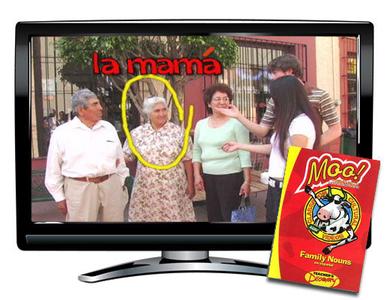 Moo!™ Family Nouns Spanish Video Low Shipping Cheap Pice