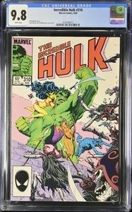 Incredible Hulk #310 (8/85) Graded CGC 9.8 For Nice Online