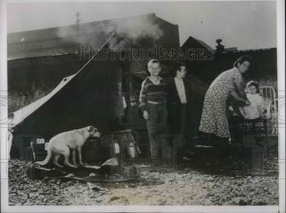 1938 Press Photo Rock Island Heavy Rains High Quality