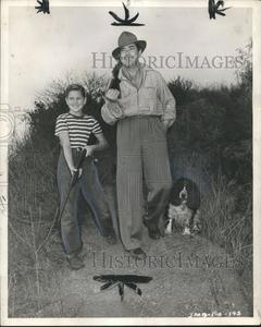 1947 Press Photo Johnny Mack Brown and Son, Johnny Mack Brown Finishline Online