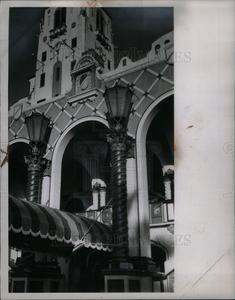 1938 Press Photo Ritus Hollywood Hotel Exteroir View Cheap 100% Original