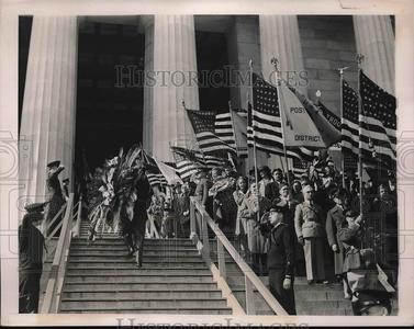 1940 Press Photo Lincoln's Birthday Ceremonies, Lincoln Memorial Buy Cheap Cost