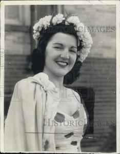 1943 Press Photo Peggy Eisenhower Niece of Gen Dwight Eisenhower Manchester
