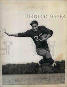 1938 Press Photo Manhattan College fullback, John Kopicki Sale Real