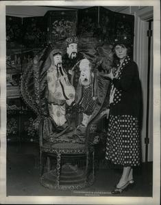 1931 Press Photo Mrs.William E.Borah's Chinese Collecti Cheap Tumblr