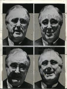 1936 Press Photo Pres. Roosevelt Sale Visit