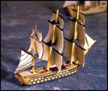74 Gun Ship-of-the-line (L'Achille) - Full Sails Clearance Extremely