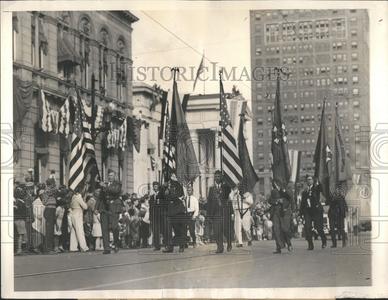 1934 Press Photo Veteran Foreign War United States Clearance Latest