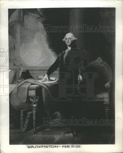 1937 Press Photo George Washington portrait pres US Popular Sale Online