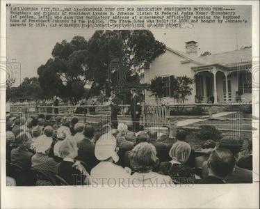 1914 Press Photo Lyndon B Johnson President Cheap Sale Eastbay