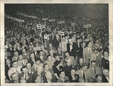 1944 Press Photo Presidential Democratic Convention Sale Fast Delivery