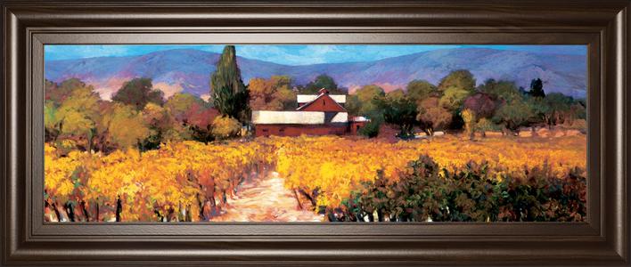 Vineyard Afternon By Craig P. - Yellow Cheap Sale Brand New Unisex
