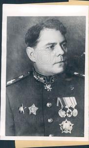 1945 Russian Army Marshall Vassilevsky Press Photo Looking For Cheap Pice