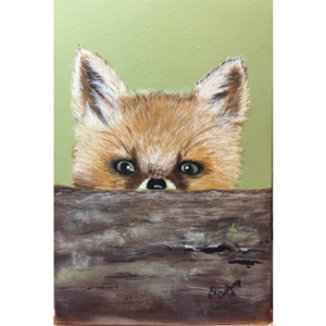Peek a Boo Fox E-Pattern By Debbie Cushing Visa Payment For Sale