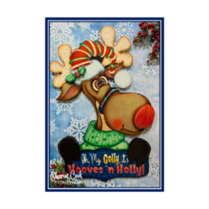 Hooves 'n Holly!  E-Pattern By Sharon Cook New For Sale