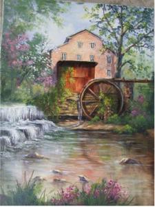 Spring at Falls Mill E-Pattern By Annette Dozier Discounts Sale Online