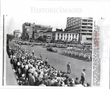 1950 Press Photo Parade Khruschchev New York russian Buy Cheap Cheap