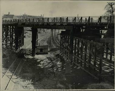 1949 Press Photo Rapid Transit, looking east. Affordable Cheap Online