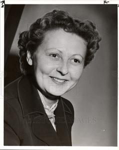 1950 Press Photo Mrs. Burl Ives Professional