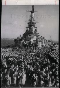 1950 Press Photo USS New Jersey Very Cheap Cheap Online