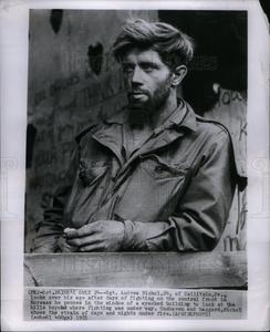 1951 Press Photo Andrew Nickol United States Army Shop Offer