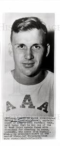1951 Press Photo Harold J. Loehlein football team Sale For Nice