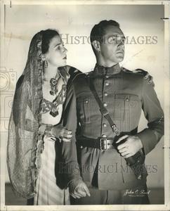 1952 Press Photo Desert Song Blackstone Whitney Kent Sale Official