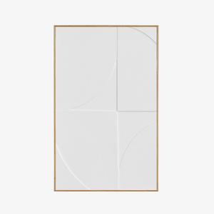 COLDIRON | תמונת תבליט במסגרת עץ אלון טבעי High Quality For Sale